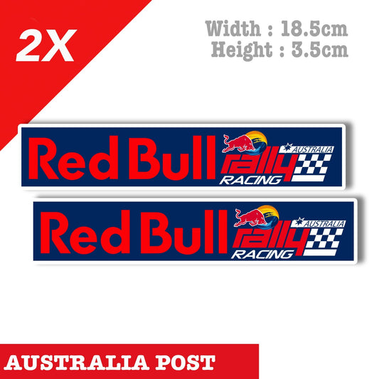 RED BULL Rally Racing Australia Logo  Decal Sticker