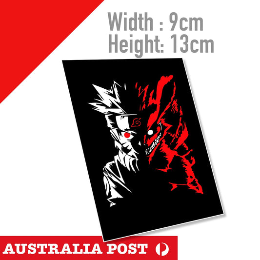 NARUTO Ninja 2 Face  Anime JDM Car Sticker 