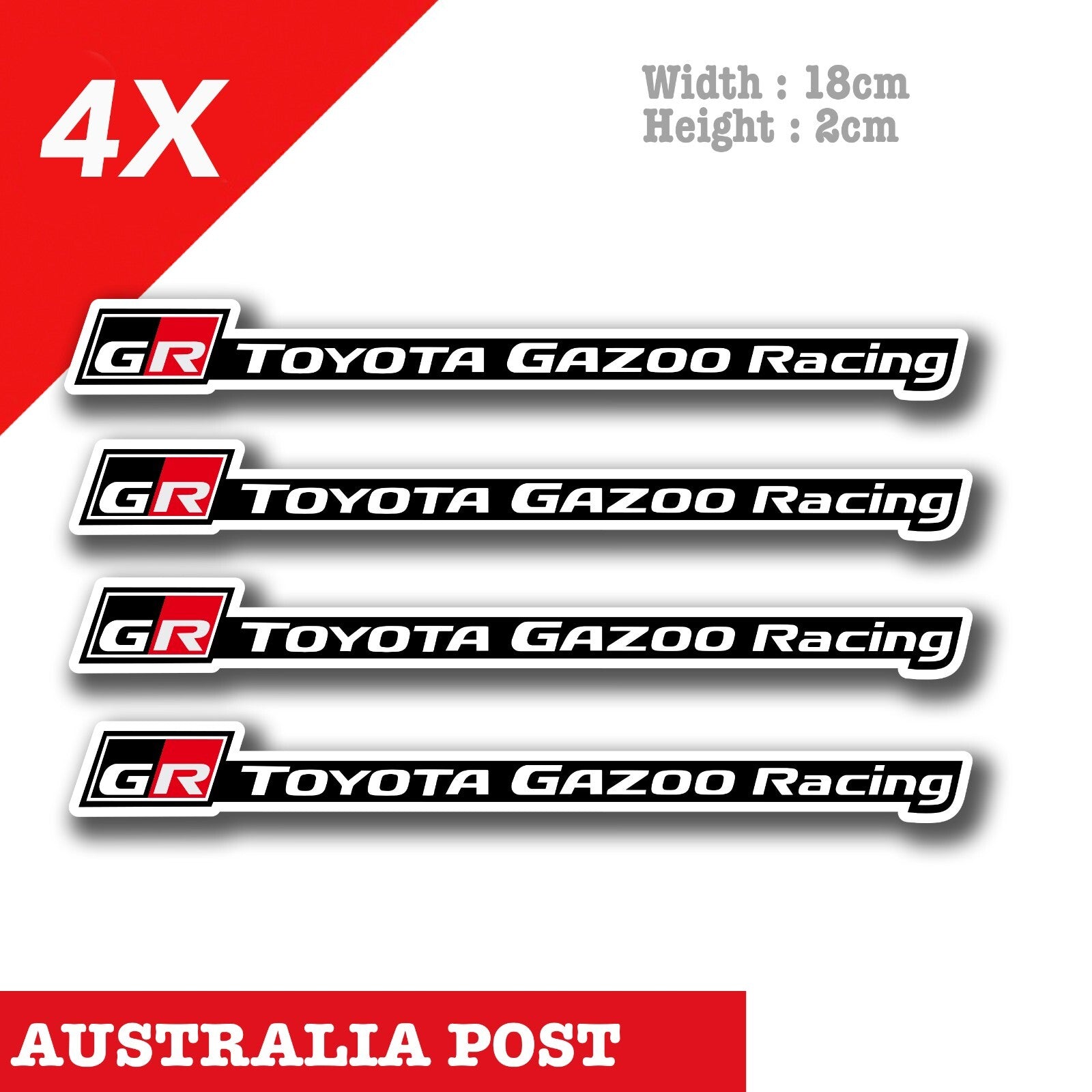 TOYOTA GAZOO Racing GR, TOYOTA  Stickers
