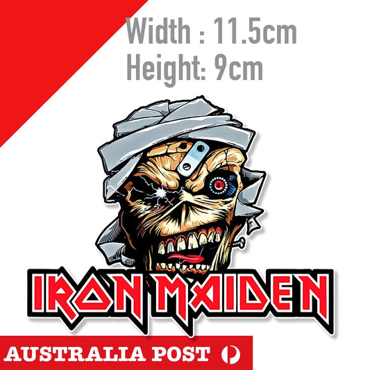 Robinson's Brewery IRON MAIDEN - "VIRUS" BAR BEER , British Beer Sticker