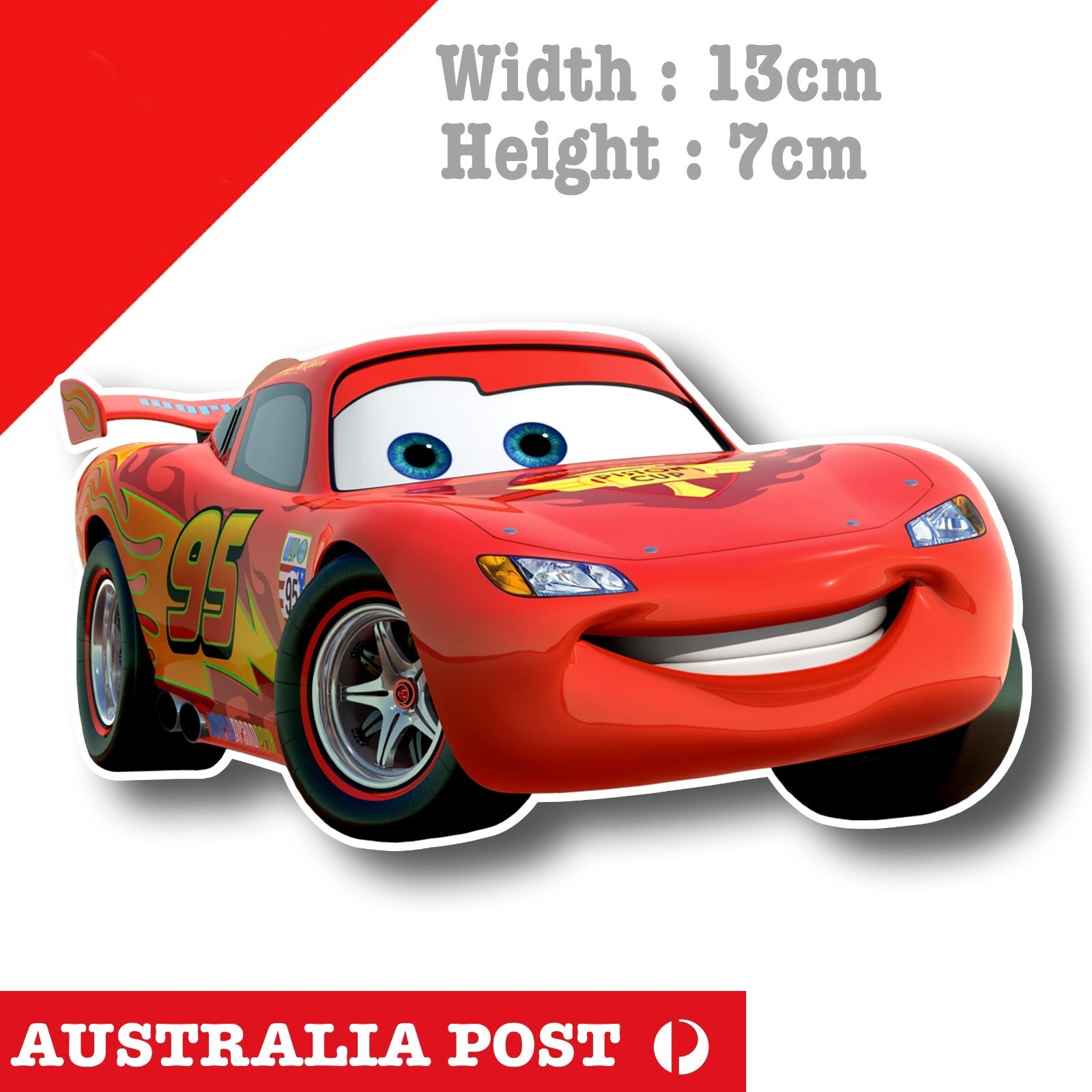 Disney Cars Lightning McQueen  Laptop , Car  Vinyl  Sticker 