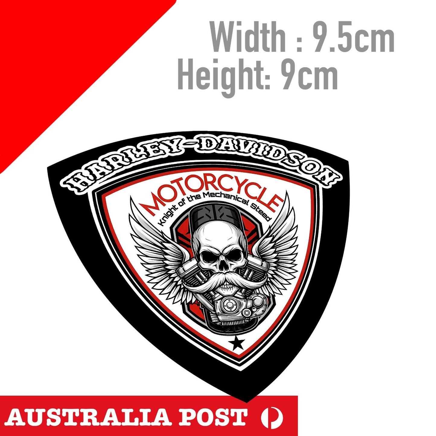 Harley Davidson Motorcycle Skull Engine Logo Eagle Fuel Tank Decal Sticker