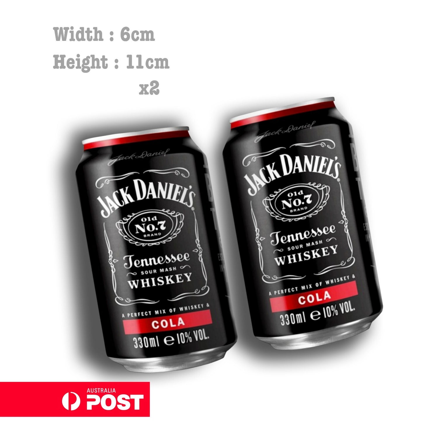 Jack Daniel's Whiskey Can Beer  Laptop , Car  Vinyl  Sticker 