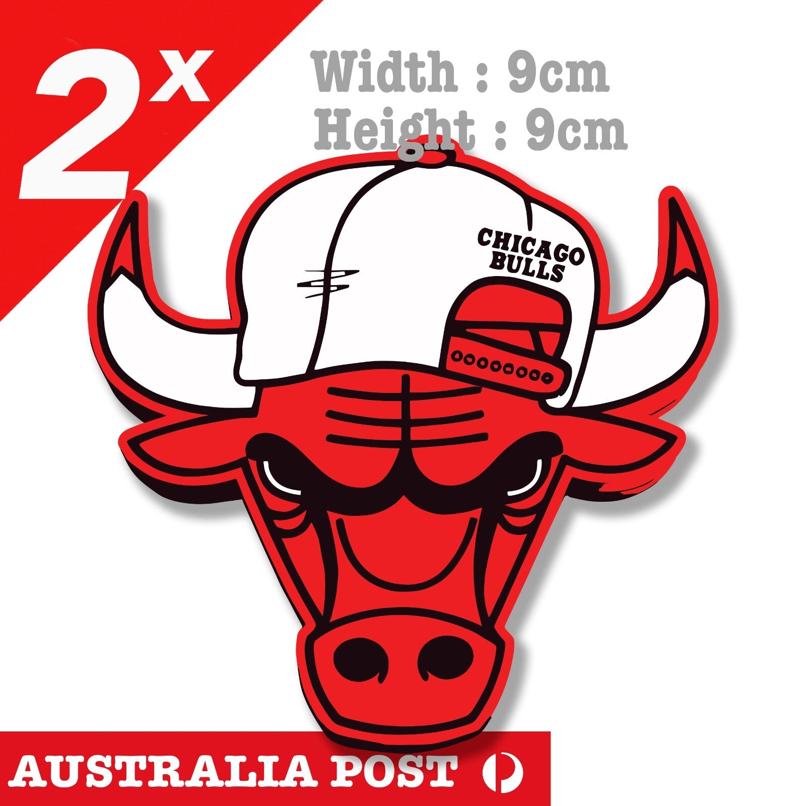 Chicago Bulls Basketball Team Logo, Bull Cap Logo  Sticker