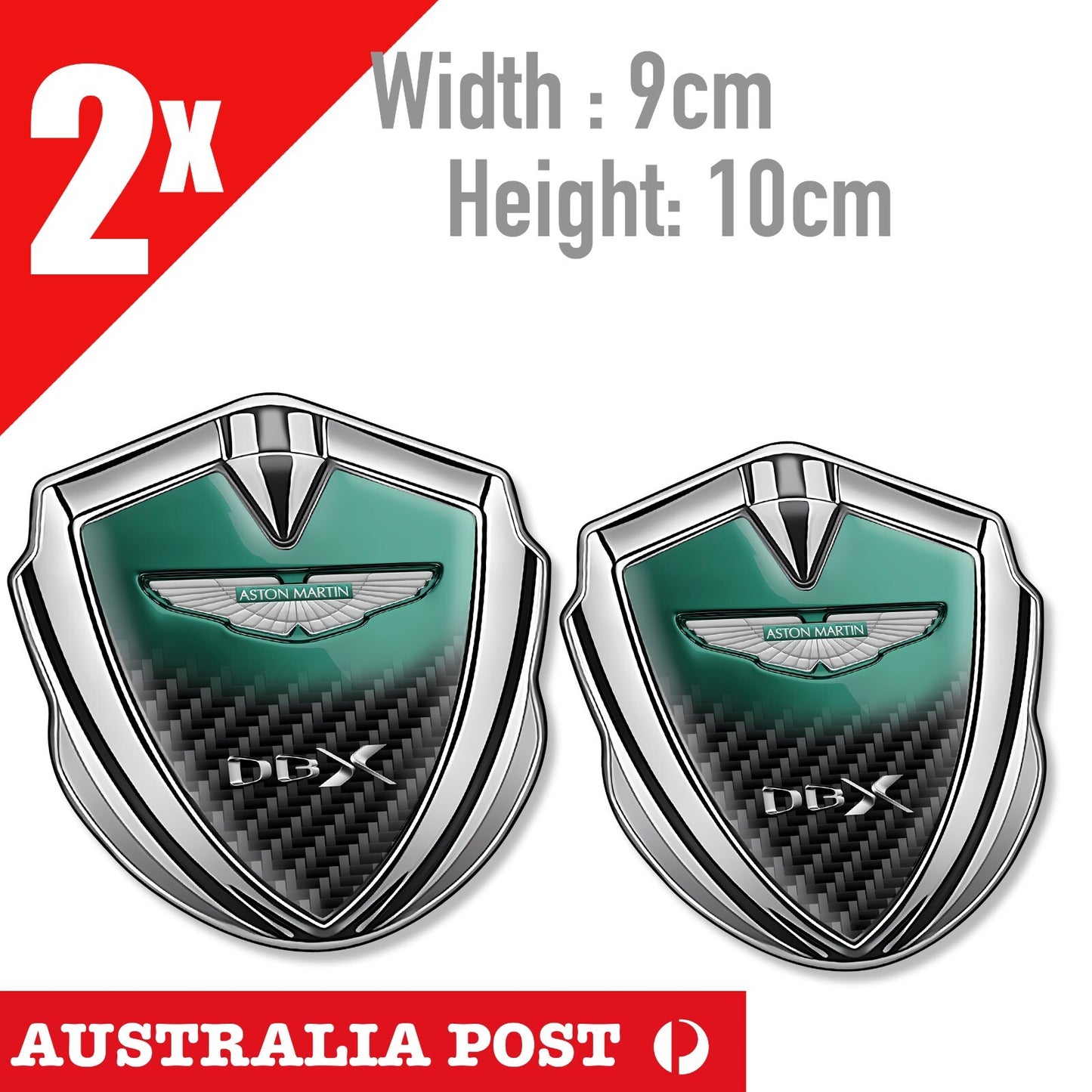 Aston Martin DB7  Emblem  green  Logo Sticker