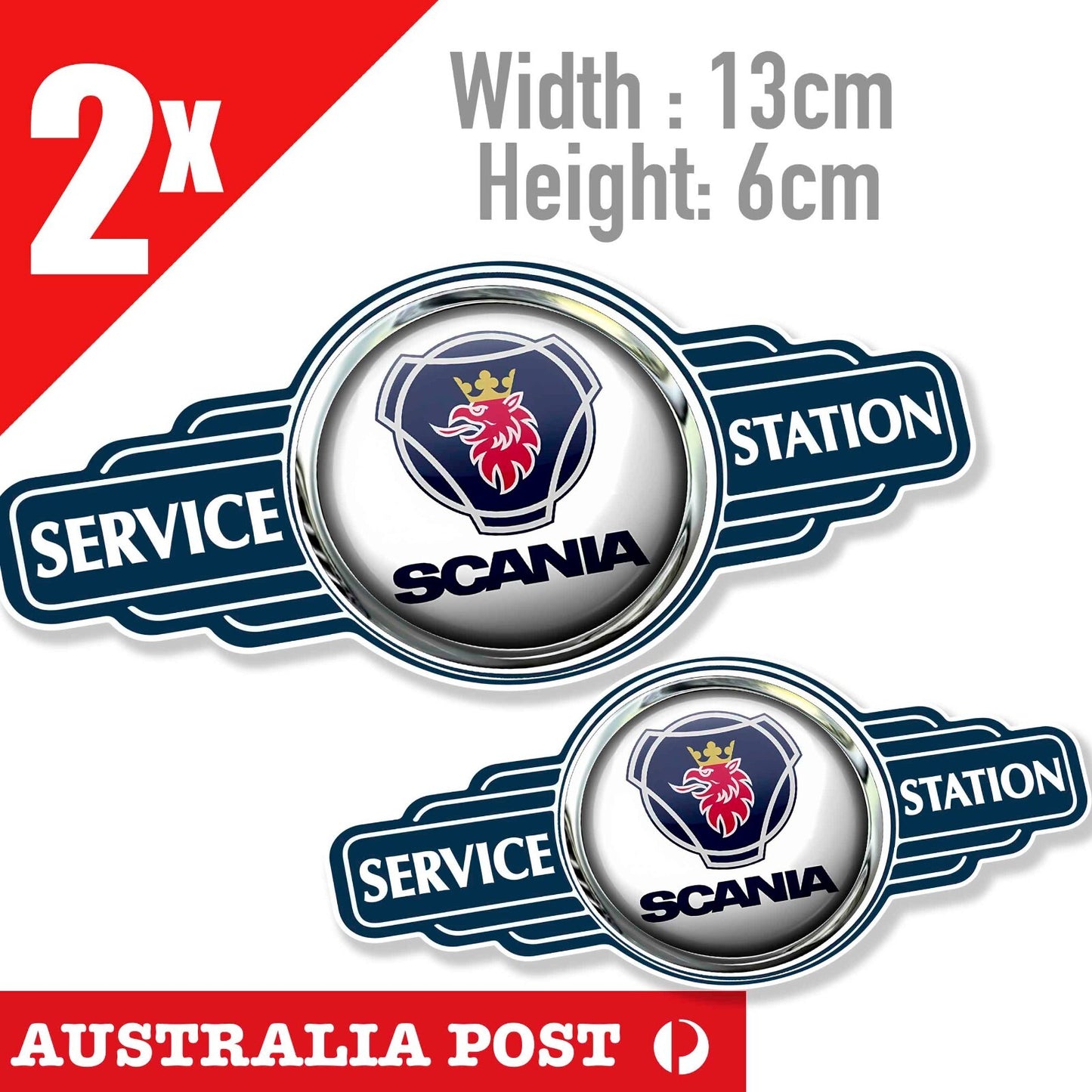 SCANIA Vintage Service Sign  Stickers
