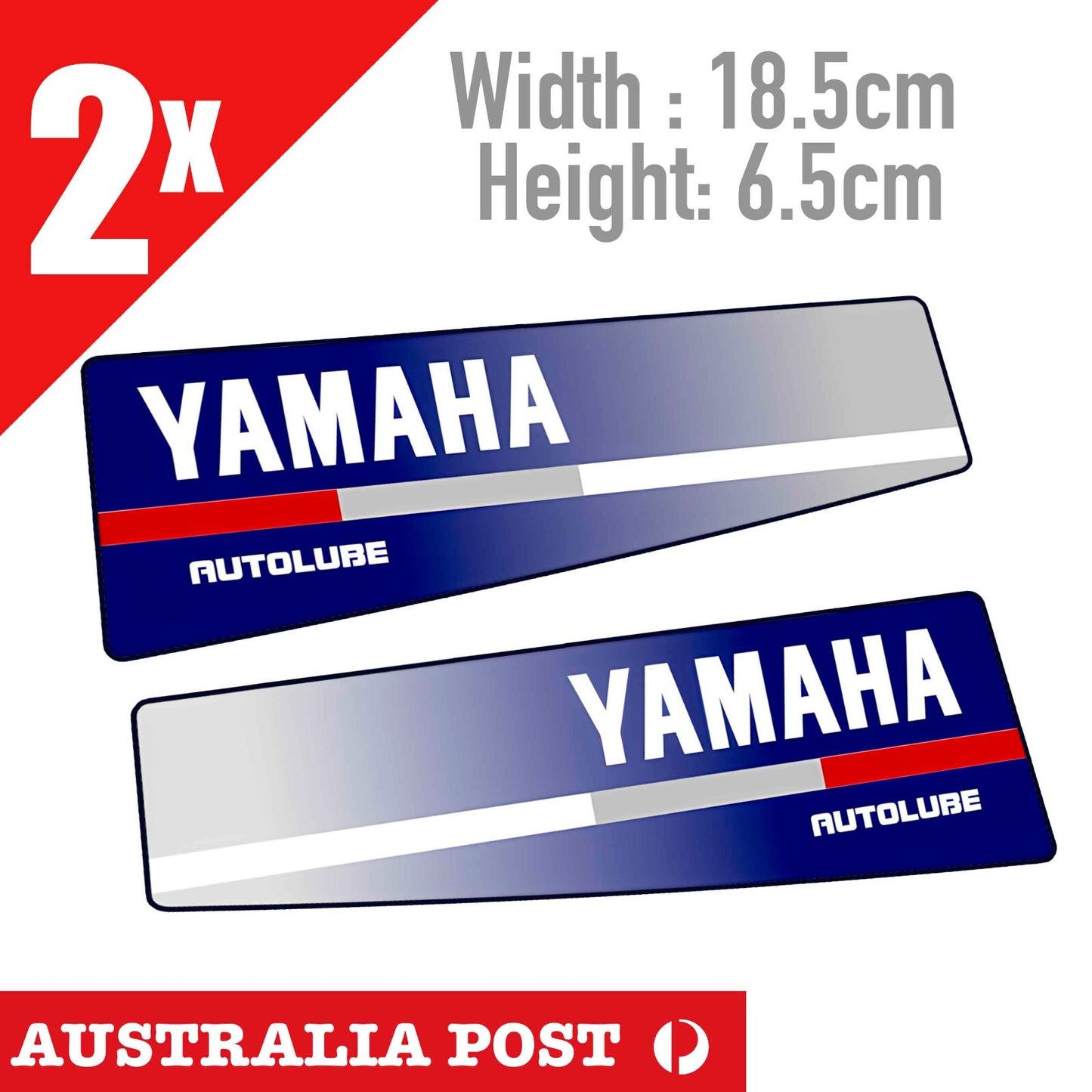 Yamaha 40hp autolube outboard engine sticker Set