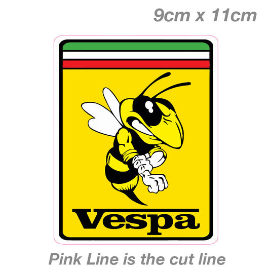 Vespa Hornet Logo Vinyl  Sticker 