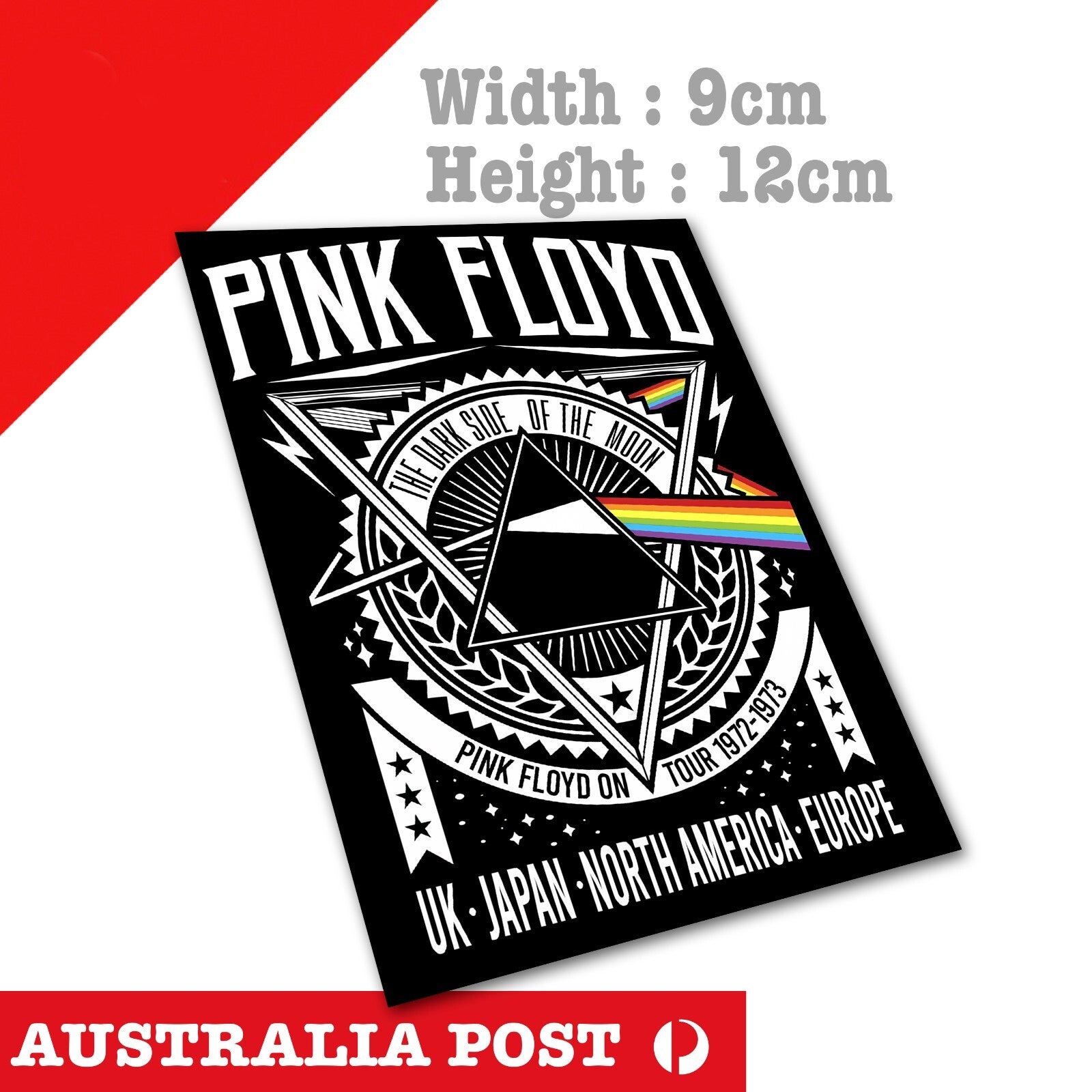 Pink Floyd Round Logo The best of Pink Floy Poster UK-Japan  Sticker