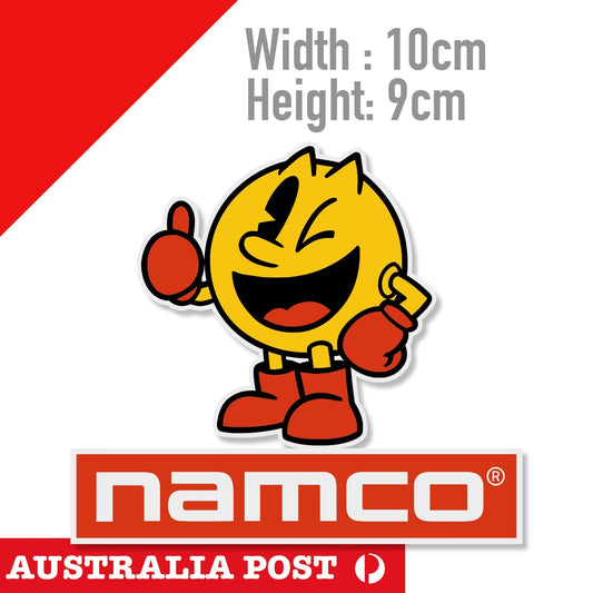 PAC MAN NAMCO - Arcade Vintage Logo Decal Sticker