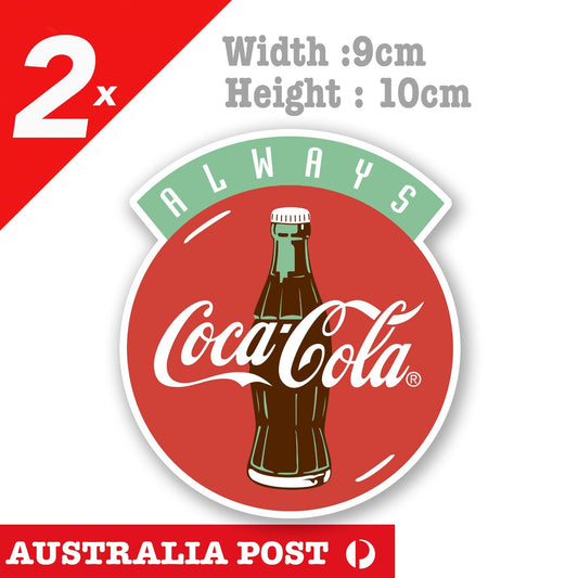 Coca Cola Old Vintage Retro Sign - Always Coca Cola Logo Vintage Style Sticker