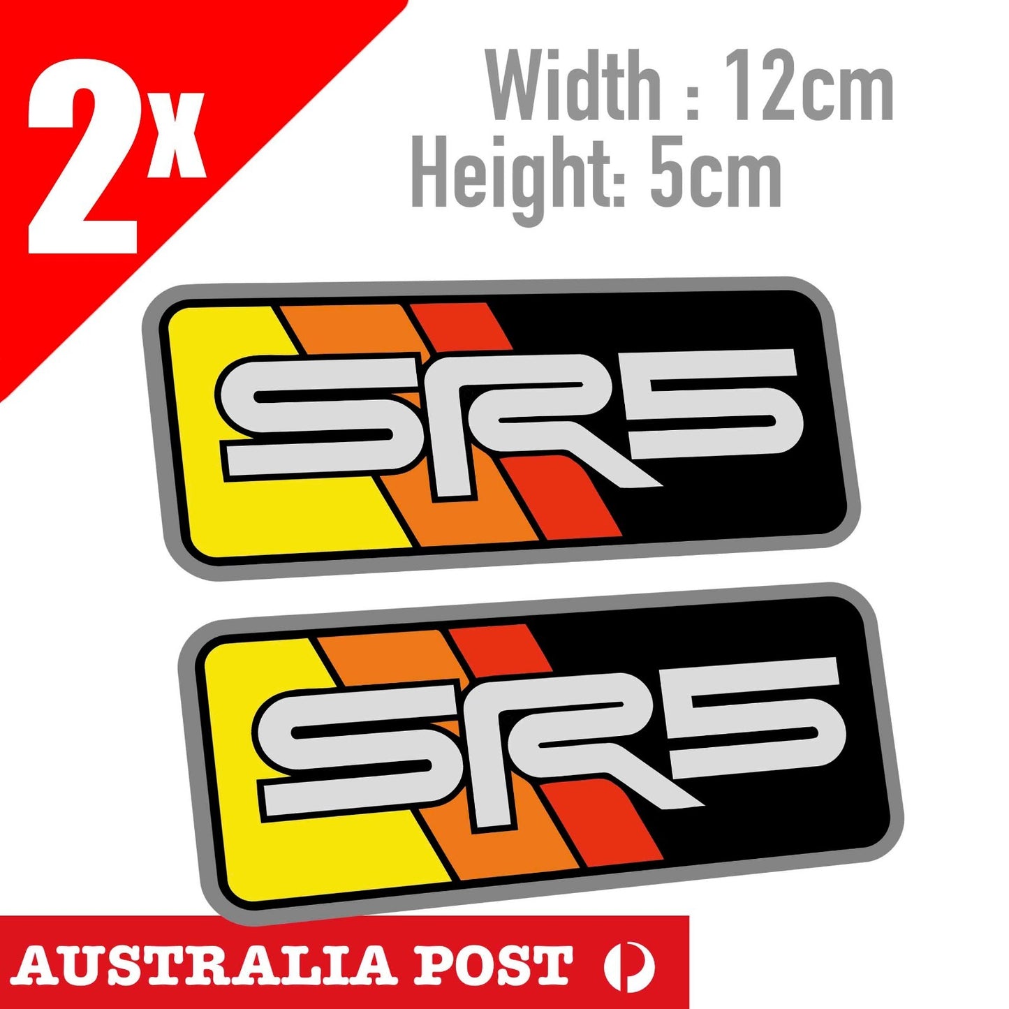 TOYOTA TRD Vintage SR5 Logo, HILUX, 4WD, 4x4 , Off Road Sticker