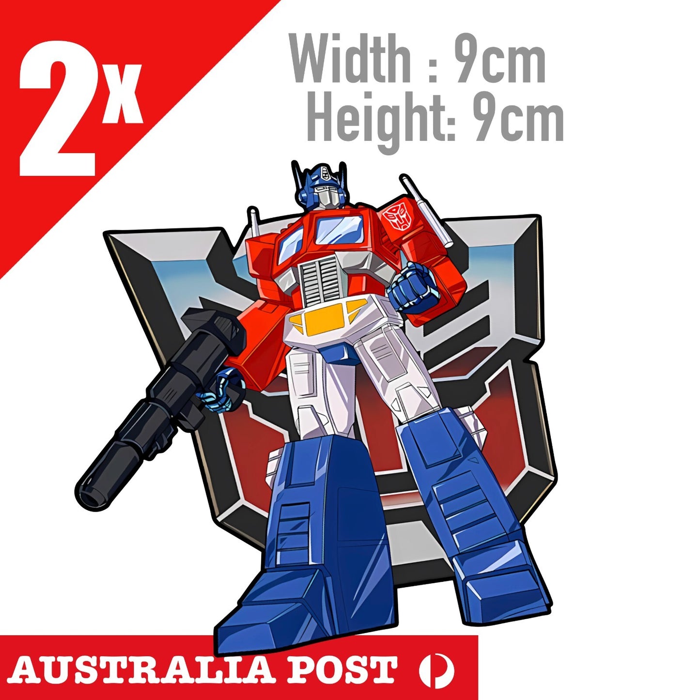 Optimus Prime Autobots Logo, Transformers Robot Stickers