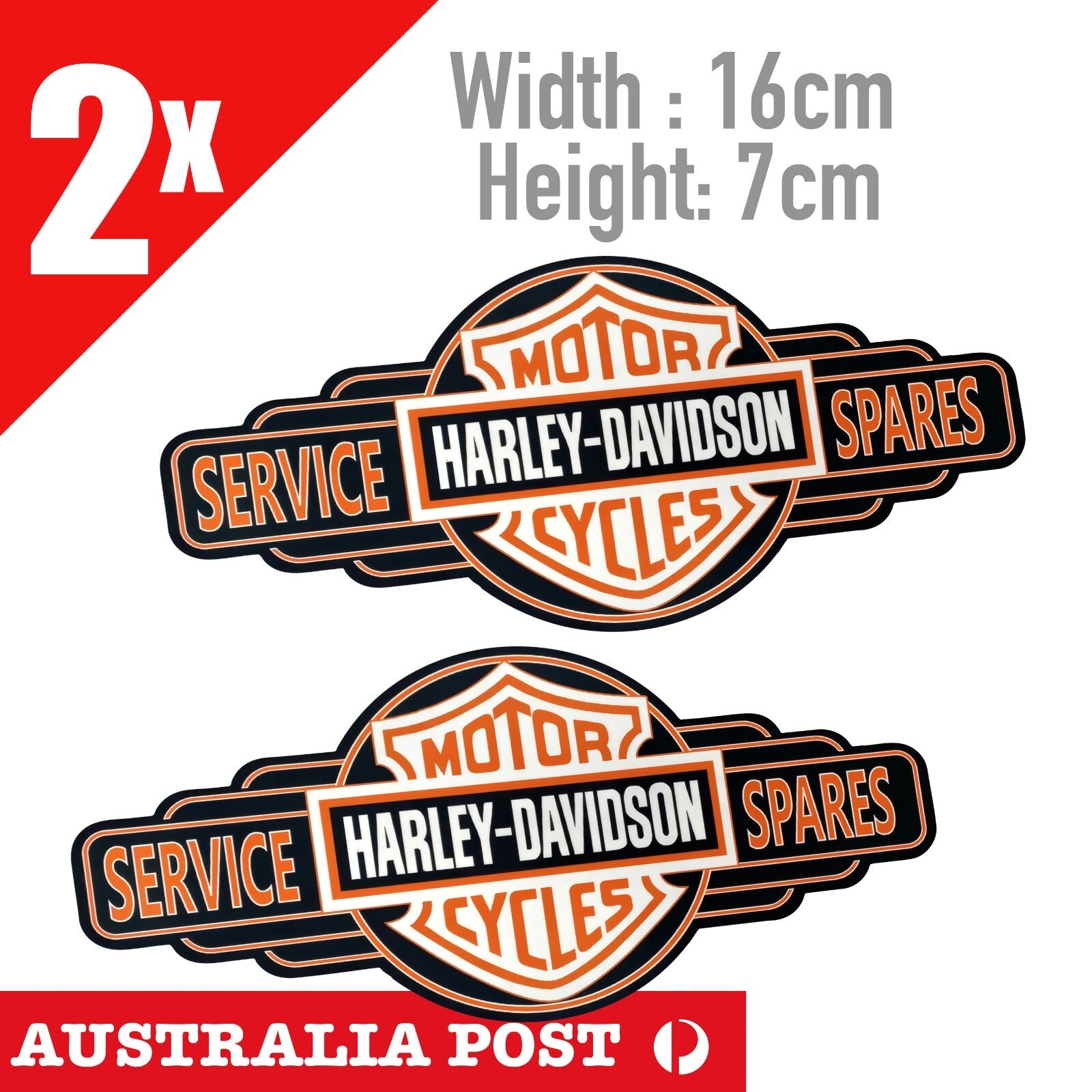 Harley Davidson Motorcycle SERIVE & PART  Retro Style Sign Stickers