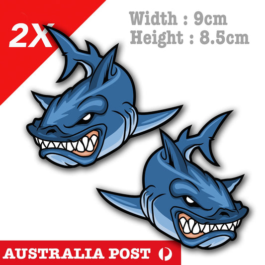 Angry Shark , Fishing Camping, Outdoor , 4x4 , 4WD , Truck , Ute Sticker