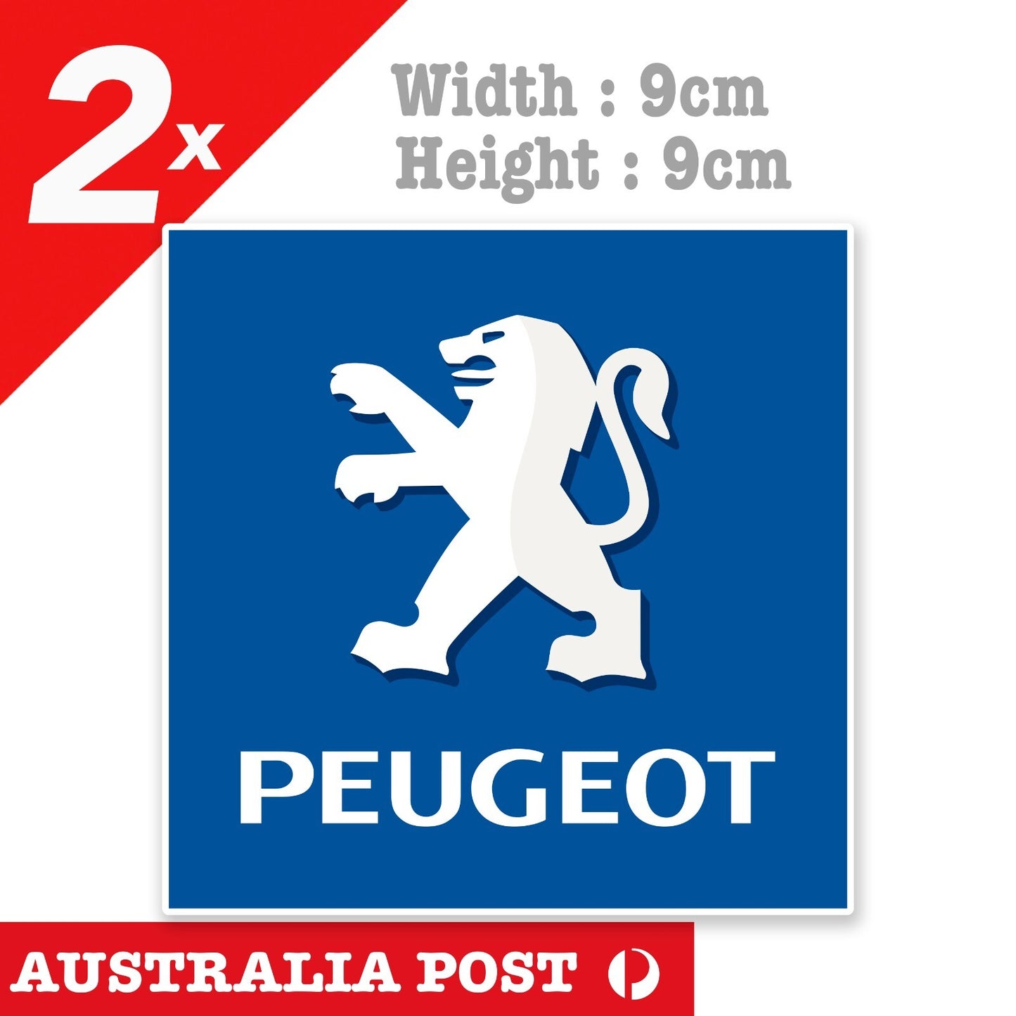 Peugeot Car Logo Stickers