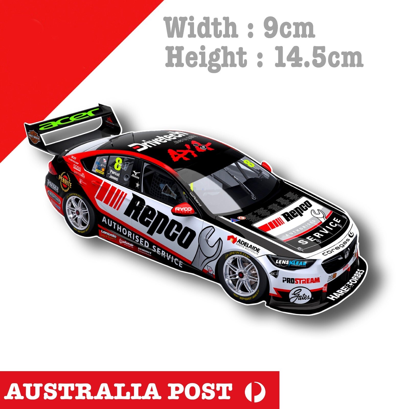 Repco Stickers HOLDEN Commodore Supercars Racing REPCO, V8 Car Sticker – Astro Stickers