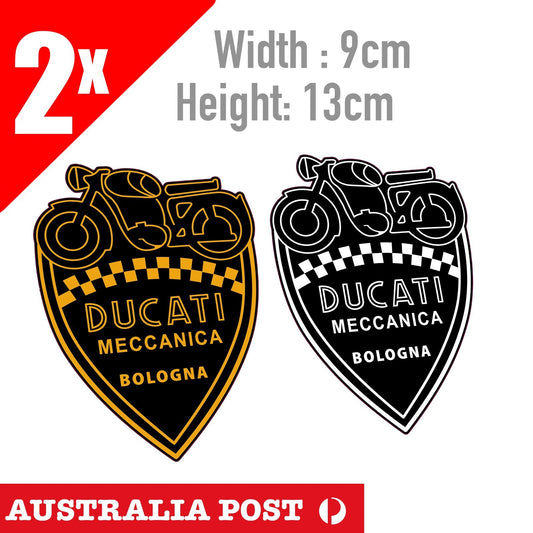 Ducati Mecanica logo  Racing,  GPMoto Sport Decal Stickers