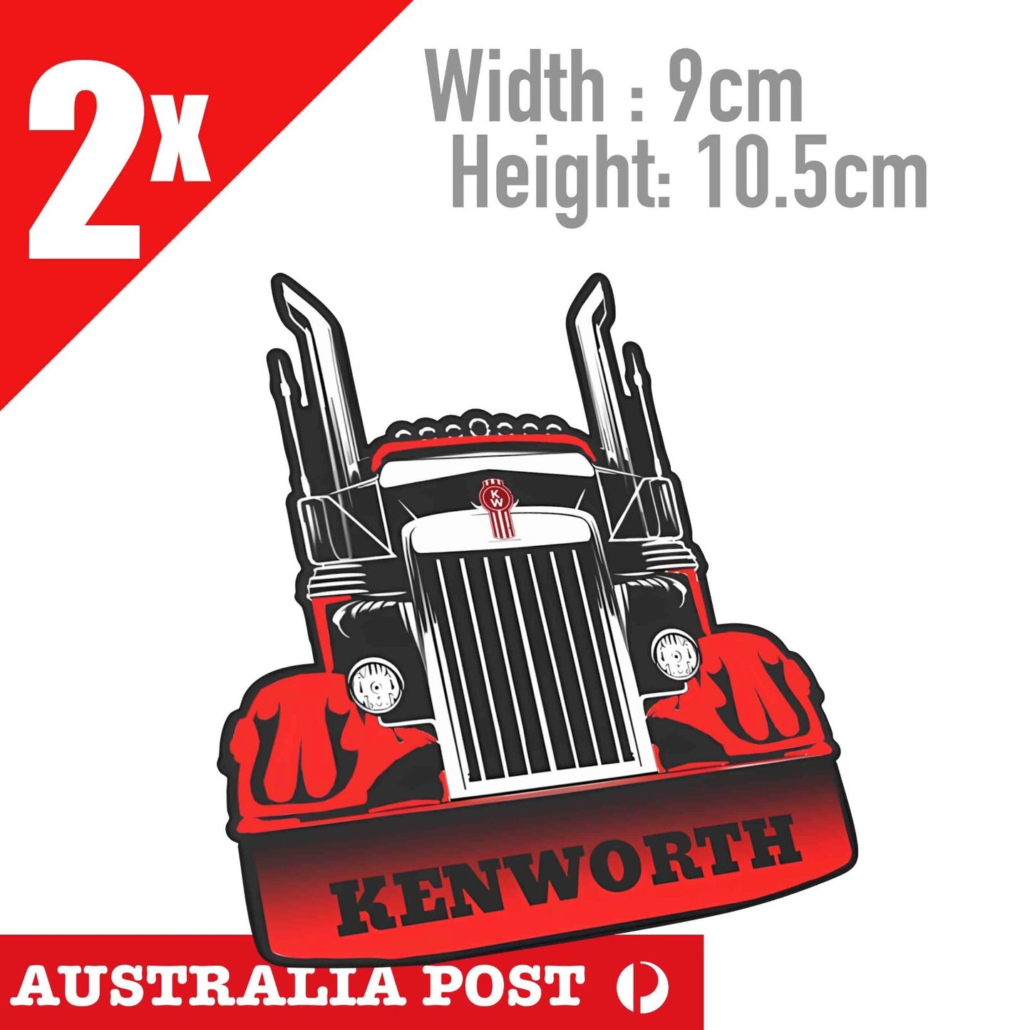 Kenworth Truck , Kenworth Truck logo x2 Decal  Stickers
