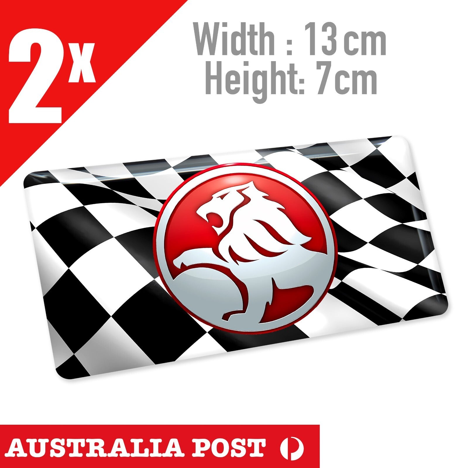 HOLDEN Racing Flag logo  Decal  Stickers