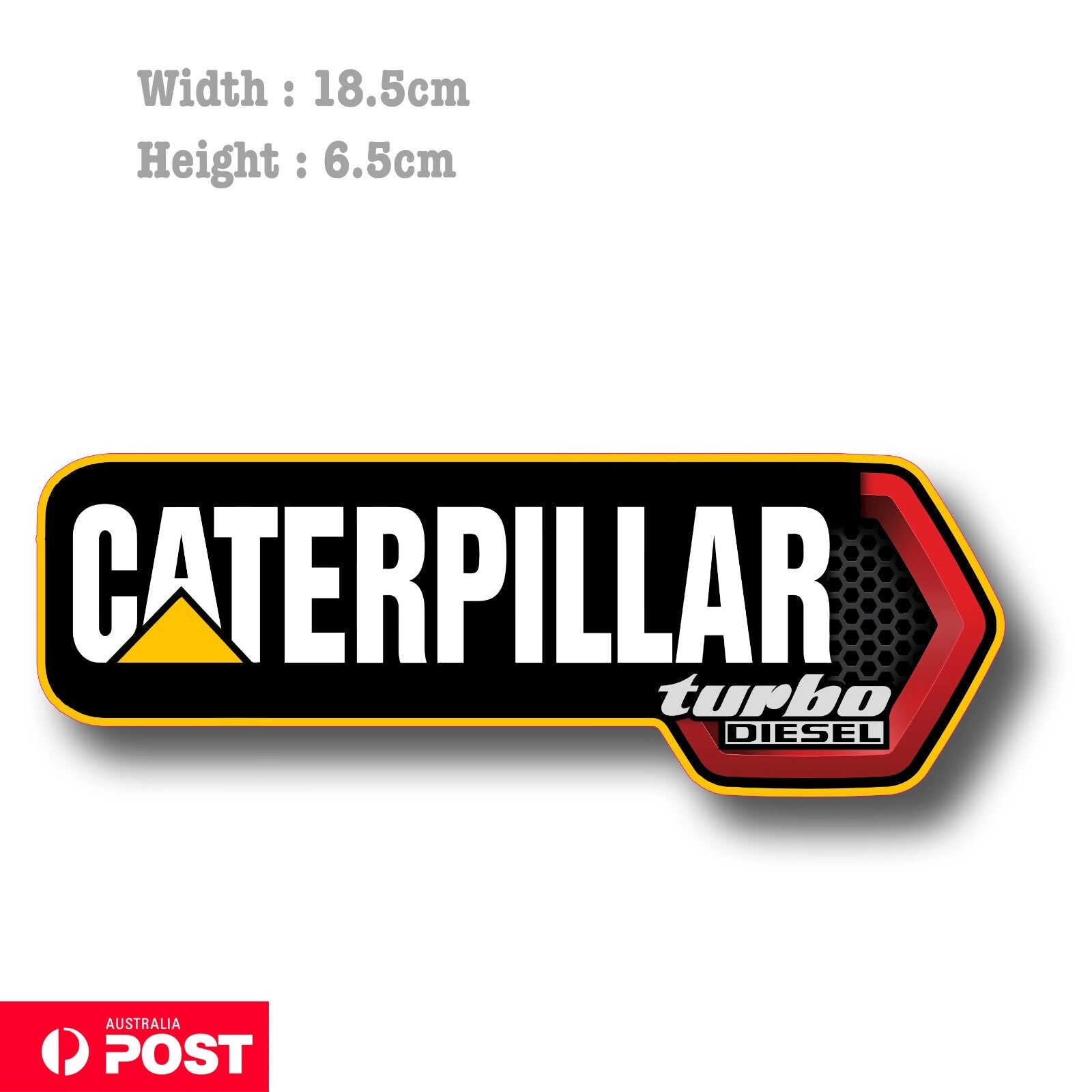 CATERPILLAR Turbo Diesel and Gas Logo - Caterpillar Logo Decal Sticker