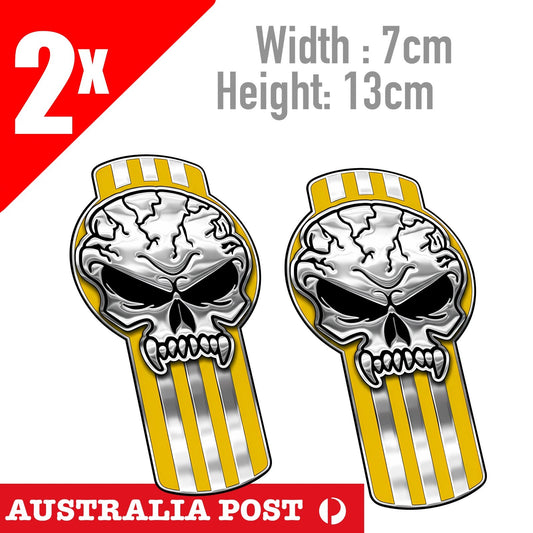 Skull Brain Kenworth Truck Gold Logo  Kenworth Truck Truck logo Sticker