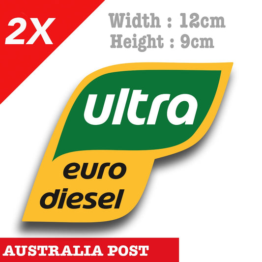 Ultra Euro Diesel Label , Diesel ultra Logo , Diesel Logo Decal Sticker