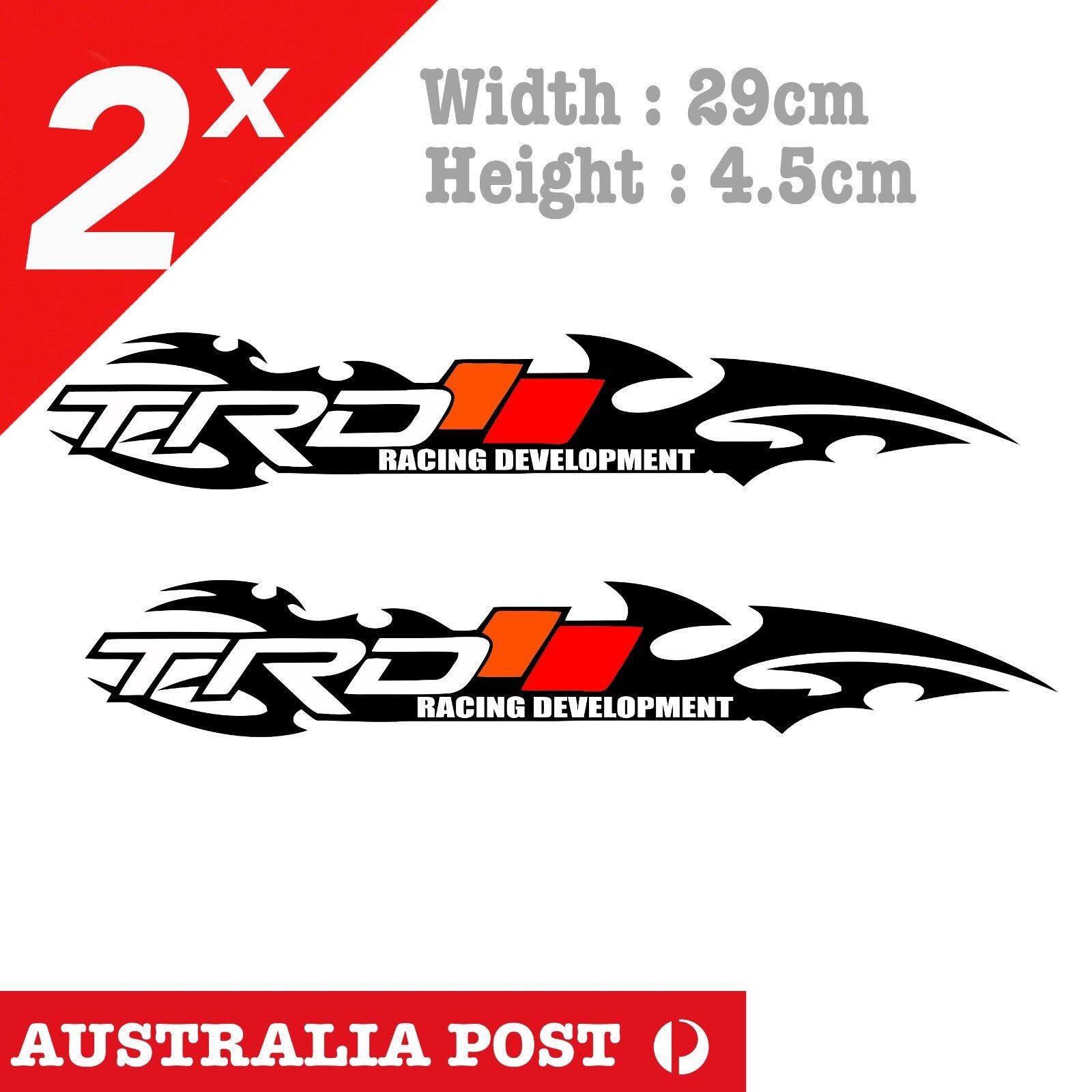 TOYOTA TRD RACING DEVELOPMENT Banner , Ute, Hilux, 4x4, 4WD Sticker