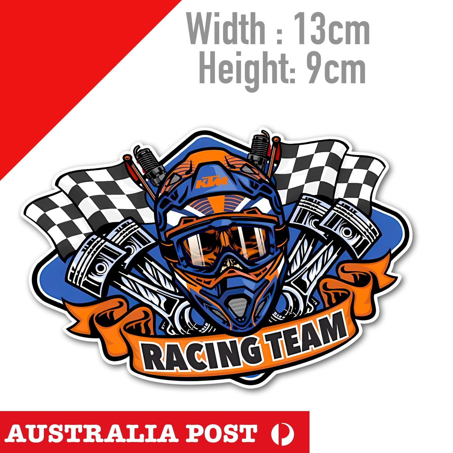 KTM RACING TEAM Motorcycle, MotoGP, Racing Logo Sticker