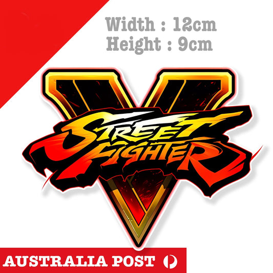 Street Fighter - Ken Master, Street Fighter Logo Sticker