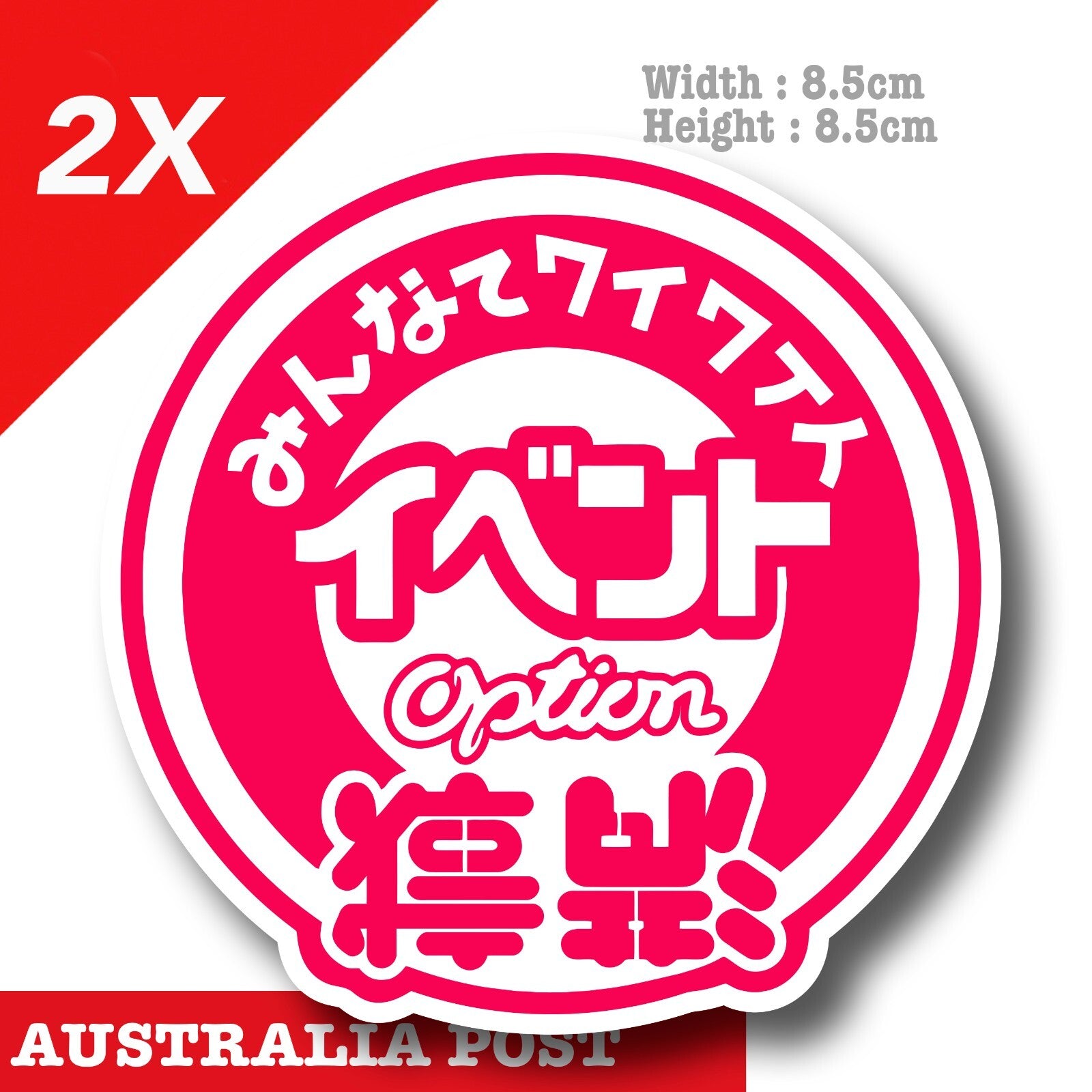 OPTION JDM Japan OSAKA, Evo, Honda Car Decal Stickers
