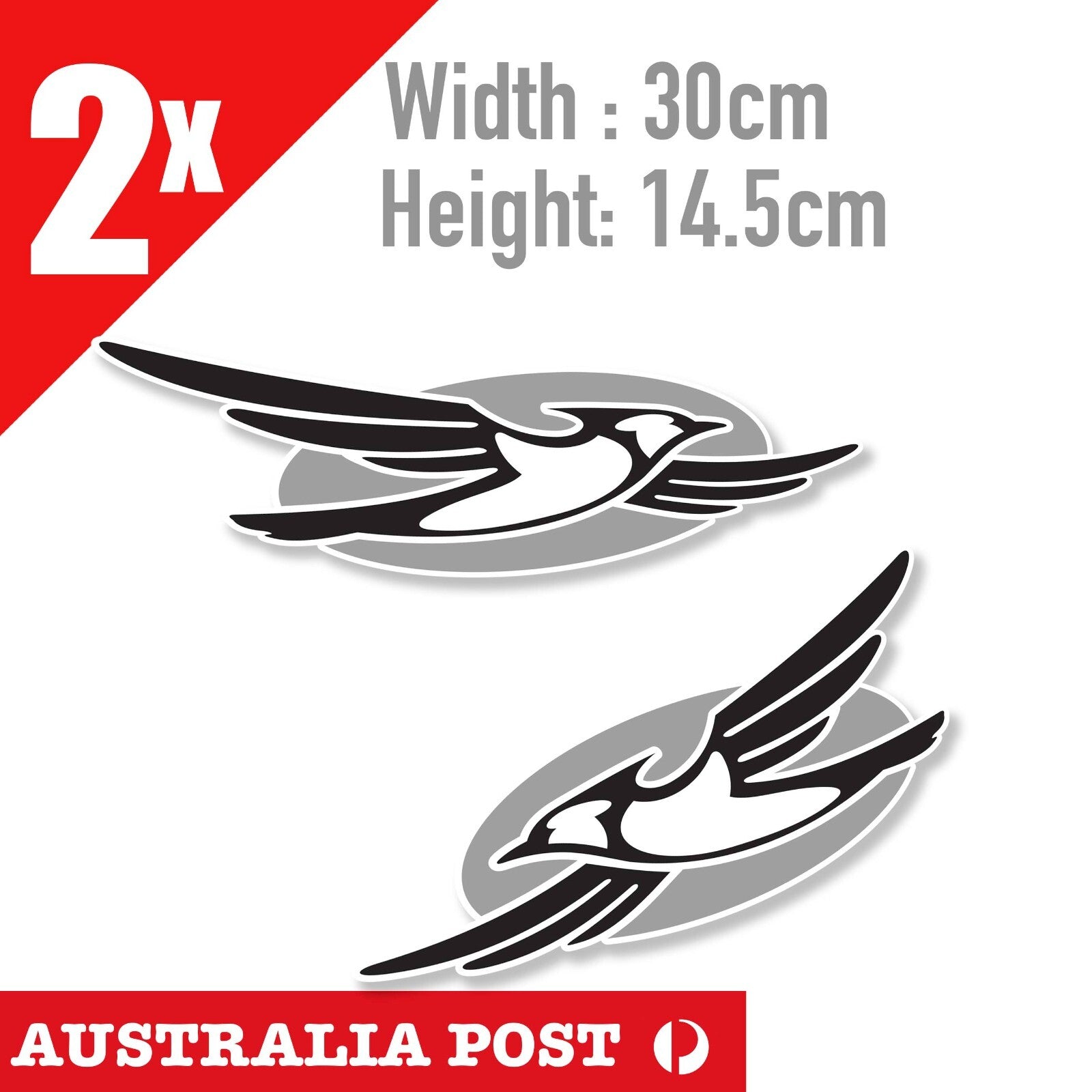 Jayco Caravan Gray Logo RV, Caravan  x2  Stickers