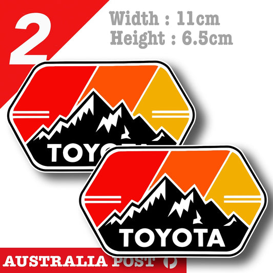 Toyota  TRD Vintage Logo, Hilux, Off Road, 4x4, 4WD Stickers