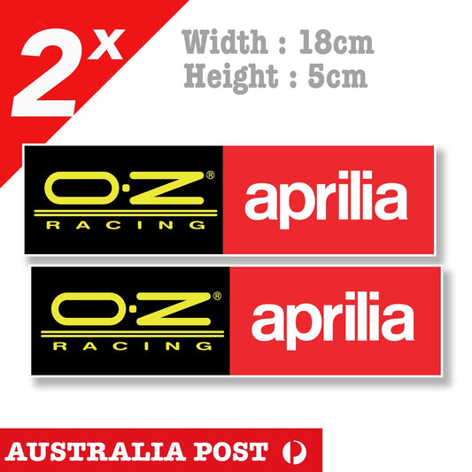 OZ Racing Aprilia Logo ,Motorcycle, Car Decal sticker