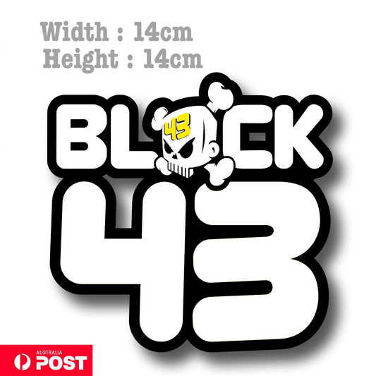 Ken Block 43 Ken Block Skull Logo  JDM DRIFT Decal Sticker