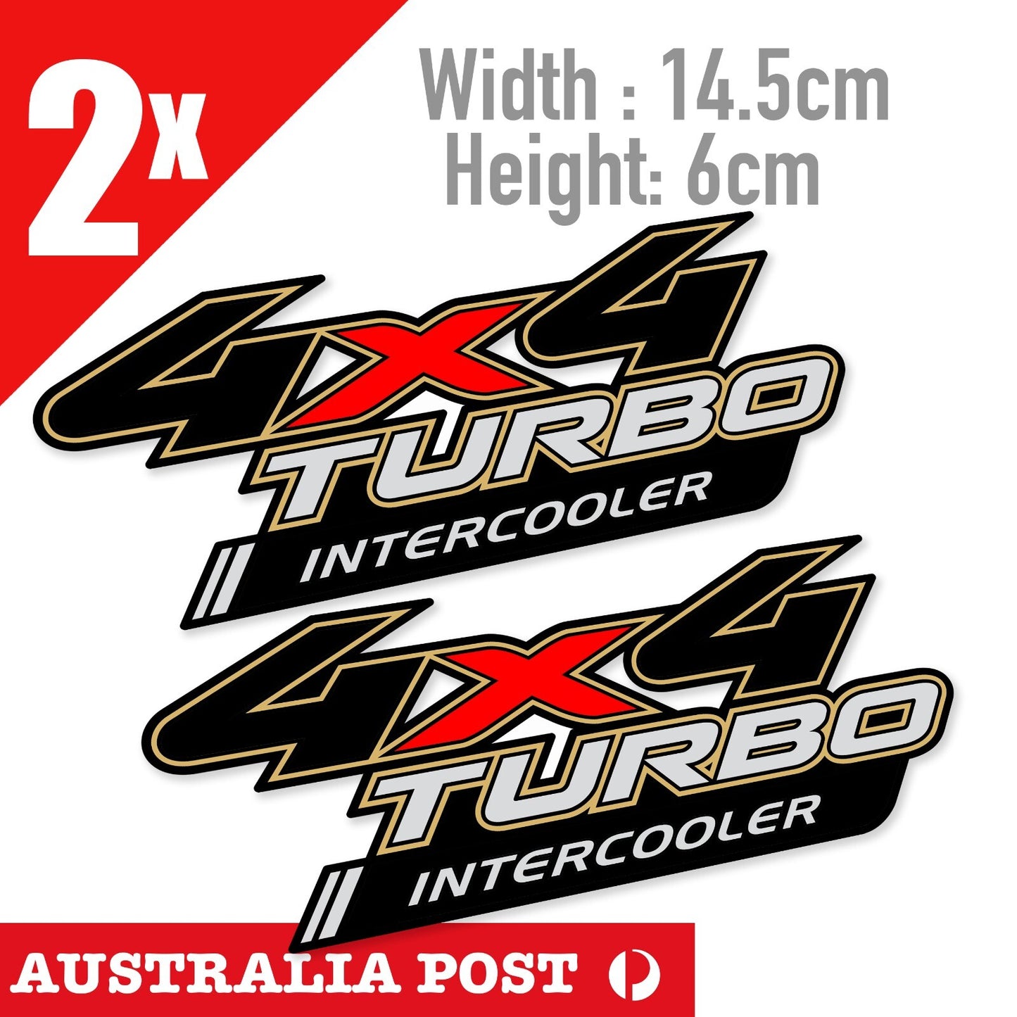 Toyota Hilux 4x4 Turbo Intercooler, Landcruiser  Stickers