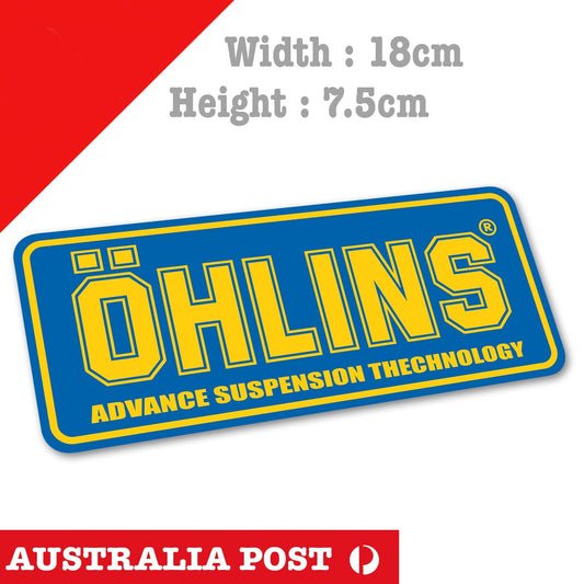 OHLINS Racing Advanced Suspension JDM Laptop , Car Sticker