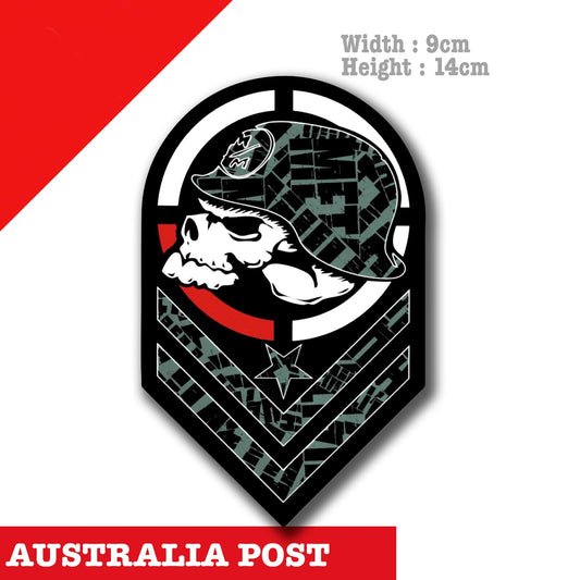 Motorcycle Helmet Metal MULISHA Skull Motorcycle Helmet logo Sticker