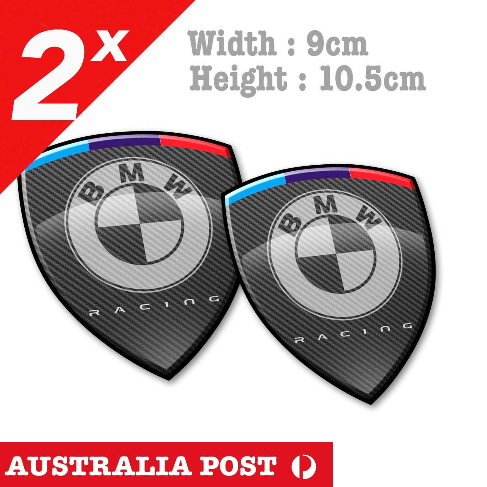 BMW M Sport Racing Badge Logo Stickers