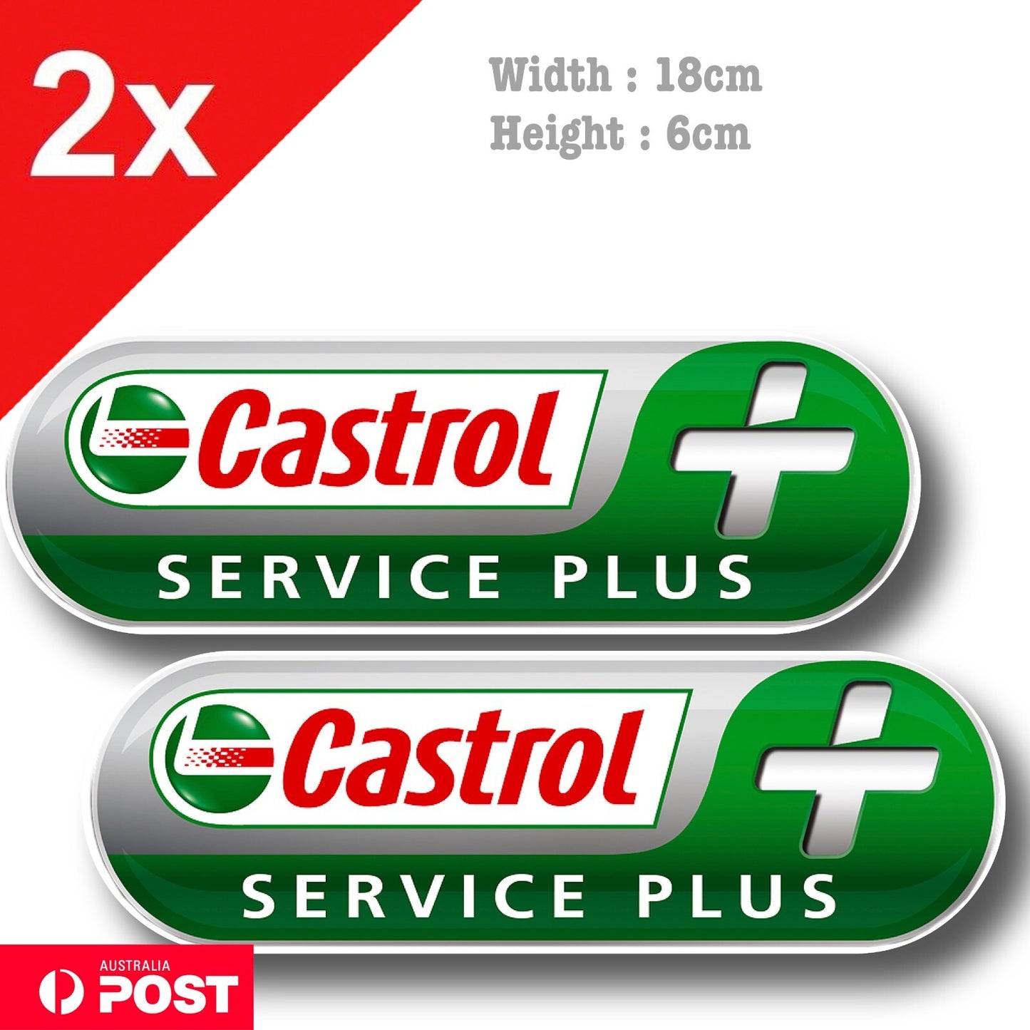 Castrol Service Plus logo  Sticker
