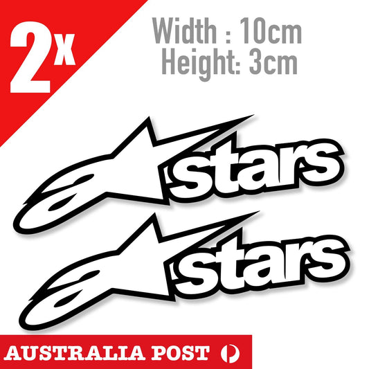 ALPINESTARS x2 Laptop , Car  Decal  Stickers