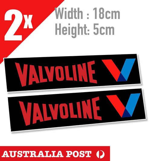 VALVOLINE MOTOR  OIL Logo  Banner Sticker
