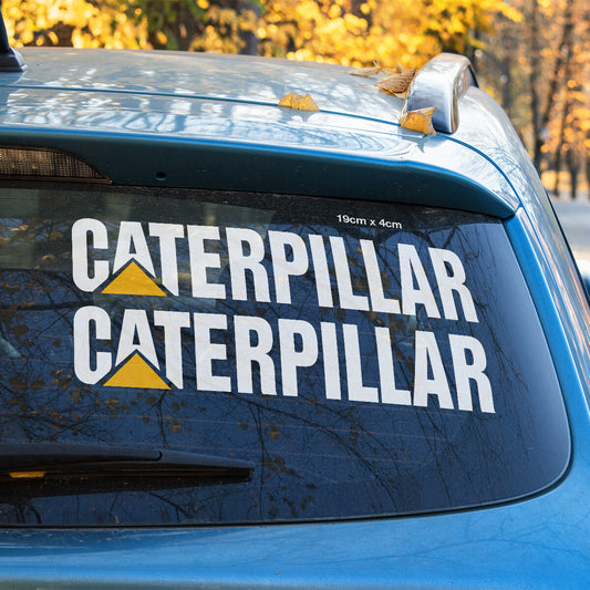 CATERPILLAR Logo x2 Car Window Truck  Decal Sticker 