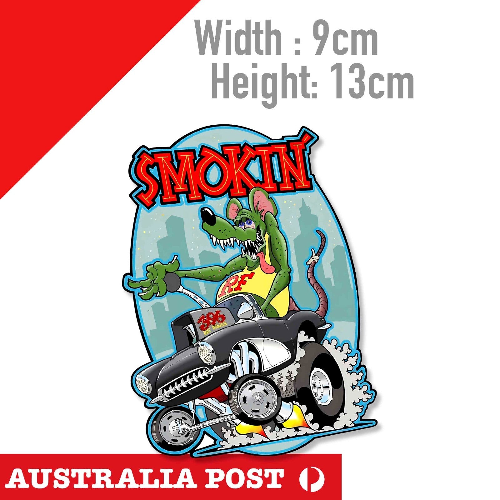 RAT Fink Hot ROD Chevy Sticker – Astro Stickers