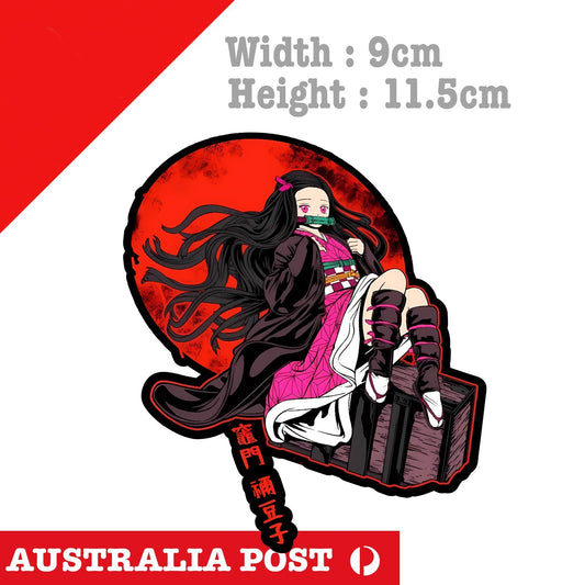 Demon Slayer Nezuko Anime JDM Laptop , Car  Decal Sticker