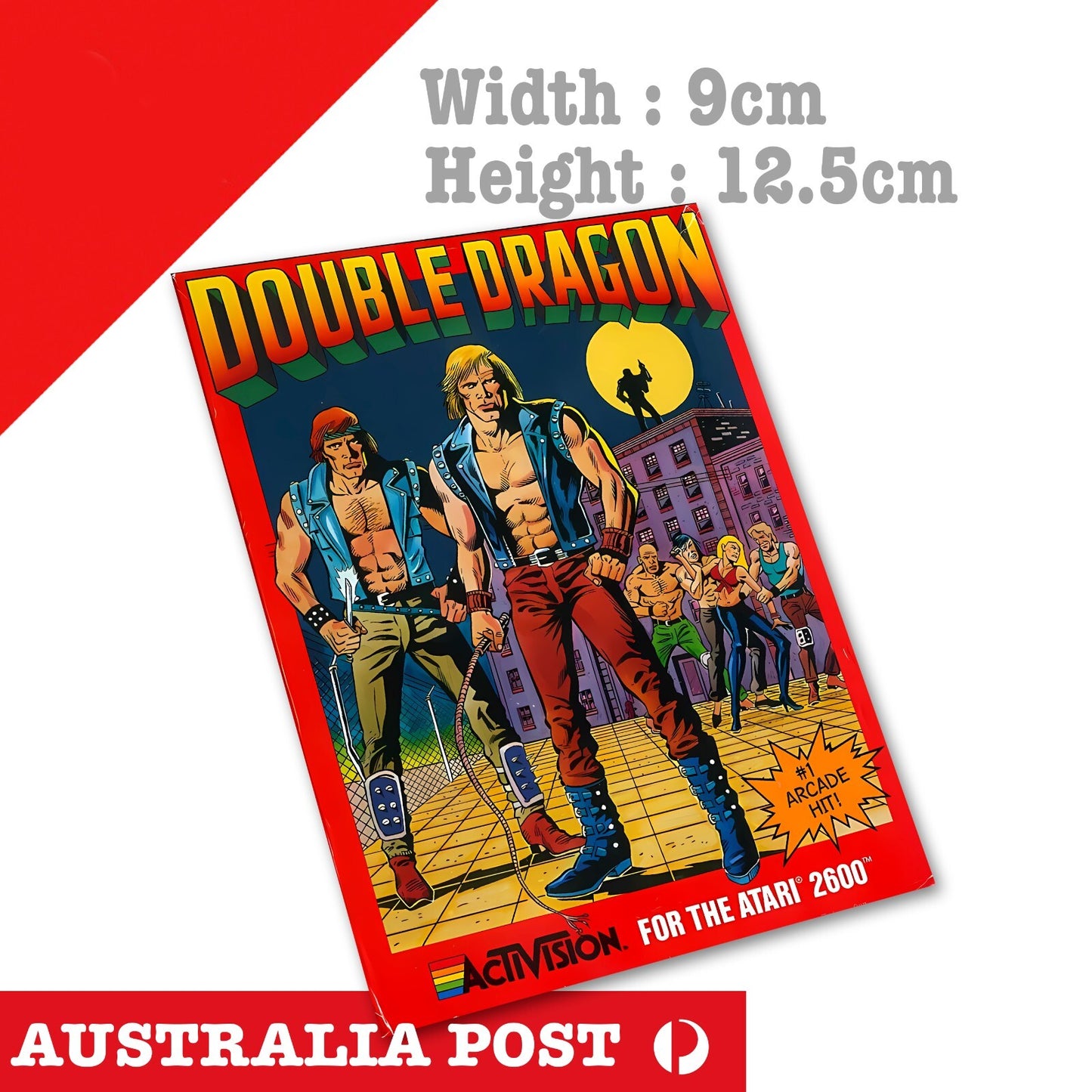 Double Dragon Vintage Arcade Retro ATTARI 2600, ATARI, Arcade Sticker