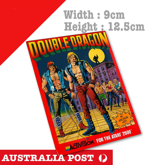 Double Dragon Vintage Arcade Retro ATTARI 2600, ATARI, Arcade Sticker