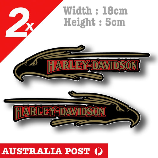 Harley Davidson Motorcycle Eagle Fuel Tank Decal Stickers