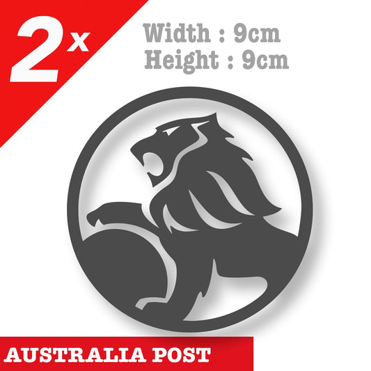 HOLDEN Logo Silver  Sticker