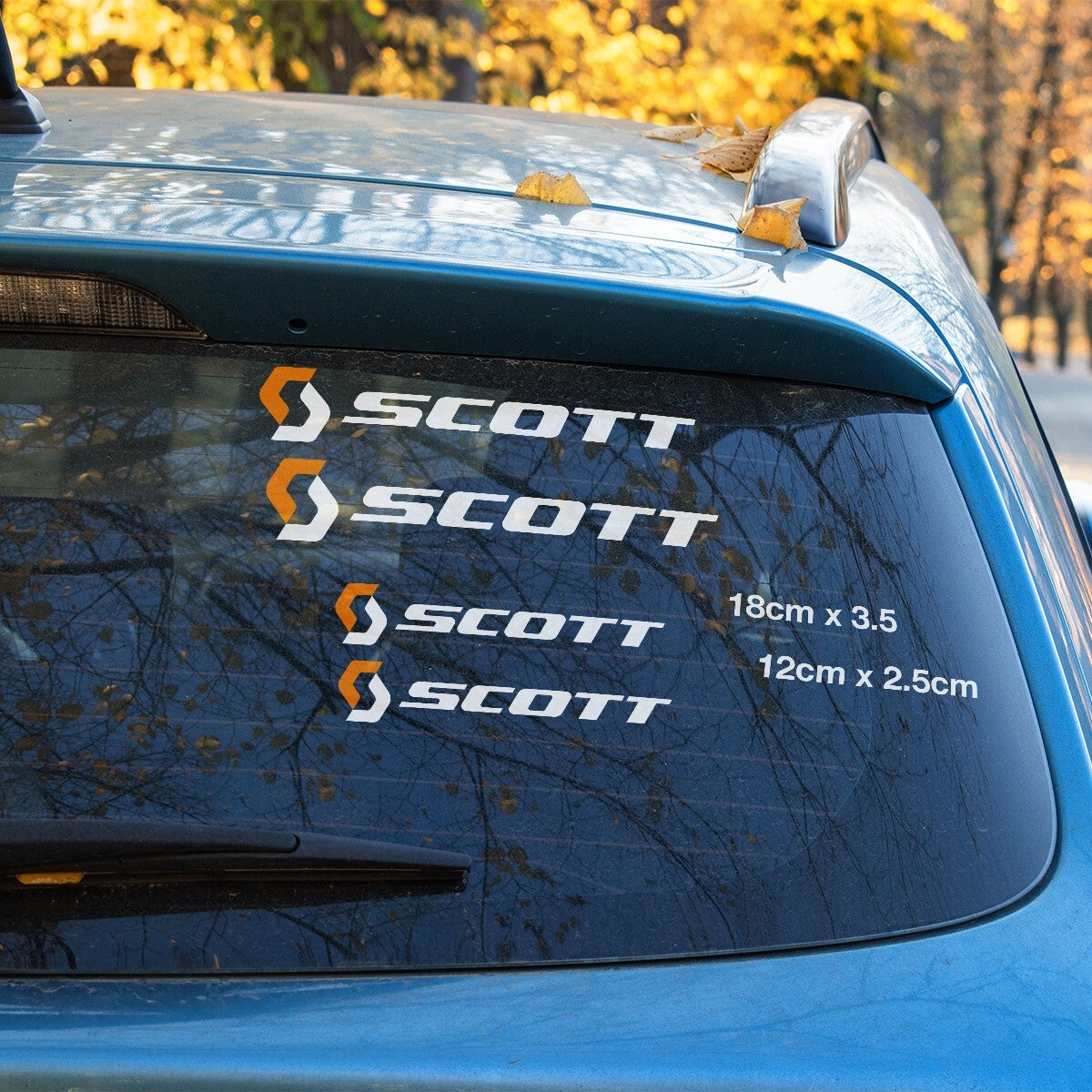 FITS Scott Vinyl Stickers Sheet Bike Frame Cycle Cycling Bicycle x4 Sticker